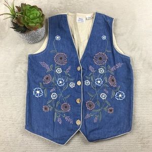 D.C.C. Clothing Co Vintage Embroidered Vest